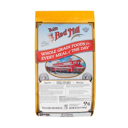 Bobs Red Mill Natural Foods Bob's Red Mill Gluten Free Steel Cut Oats 25lbs 1980B25